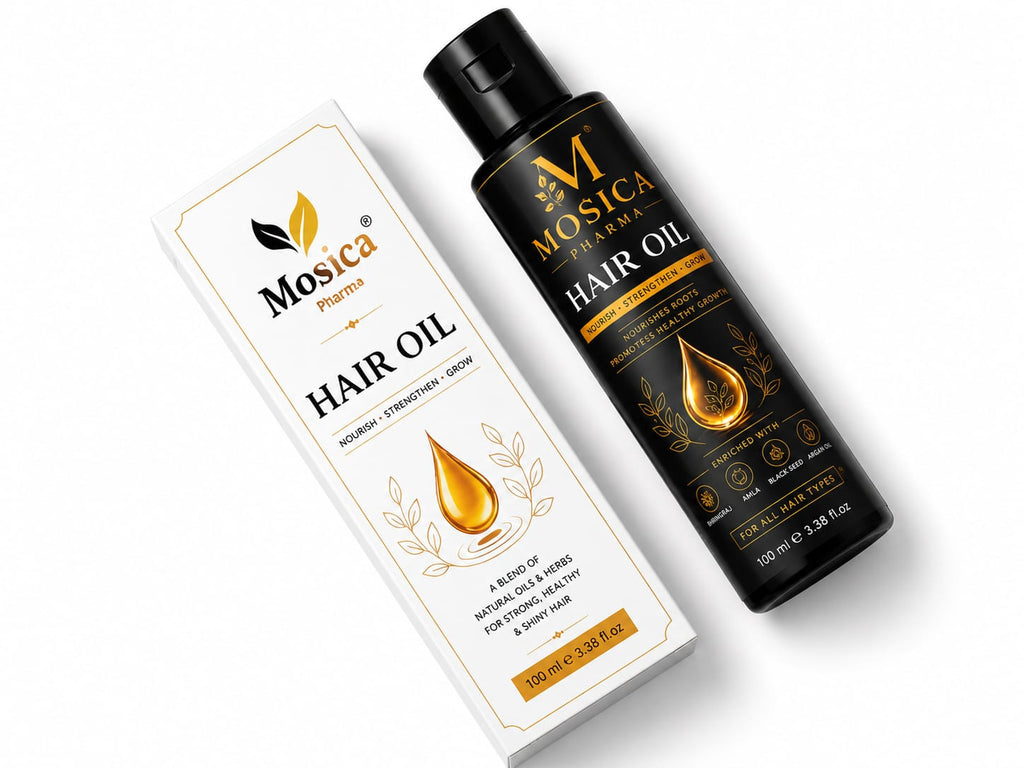 MOSICA Herbal Hair Oil – Natural Hair Growth & Hair Fall Care Oil